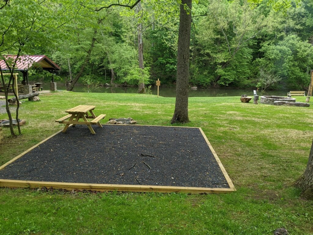 Camp Cacapon Tent site F