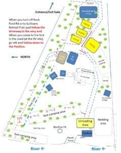 Map of Camp Cacapon
