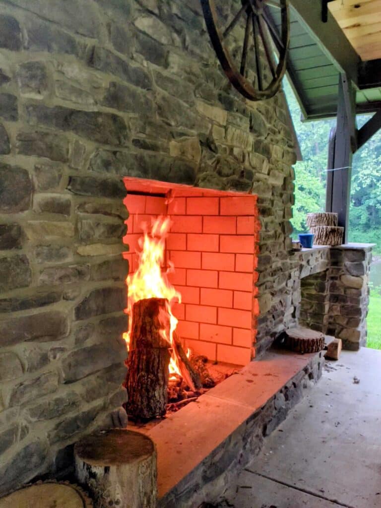Pavilion Fireplace